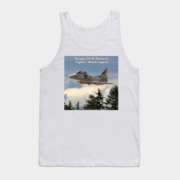 TA-4J Skyhawk Fighter / Attack Legend Tank Top by acefox1